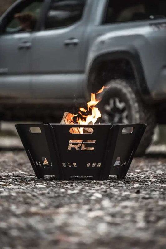 Rough Country Overland Collapsible Fire Pit w/Carry Bag