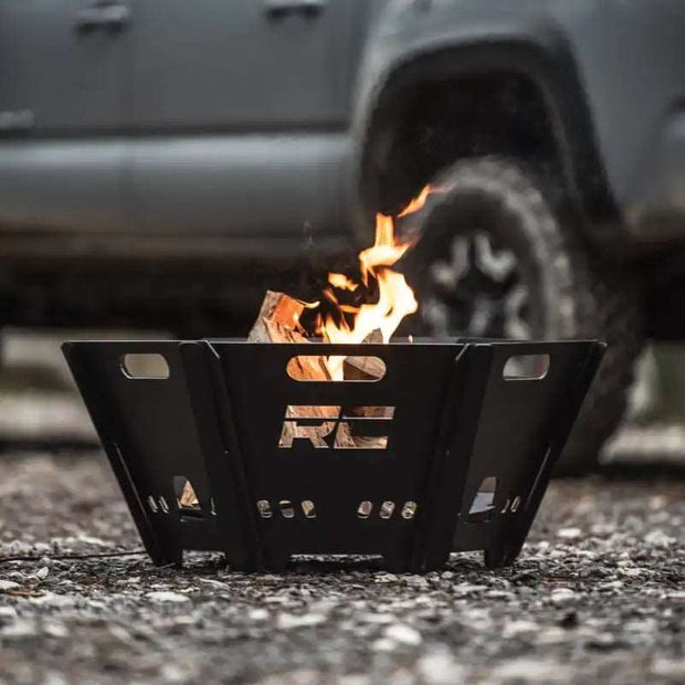 Rough Country Overland Collapsible Fire Pit w/Carry Bag